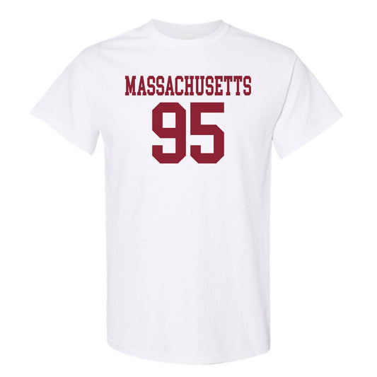 UMass - NCAA Football : CJ Kolodziey - Uniform White Shersey Short Sleeve T-Shirt