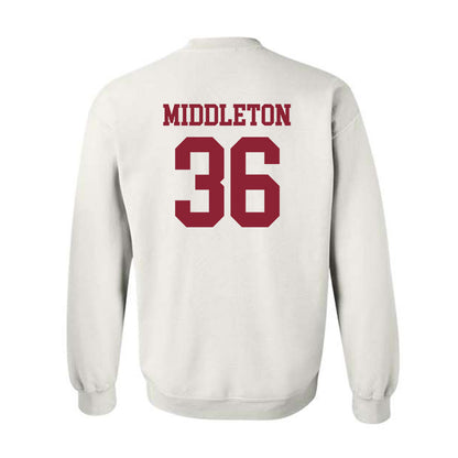 UMass - NCAA Baseball : Andrew Middleton - Crewneck Sweatshirt Replica Shersey