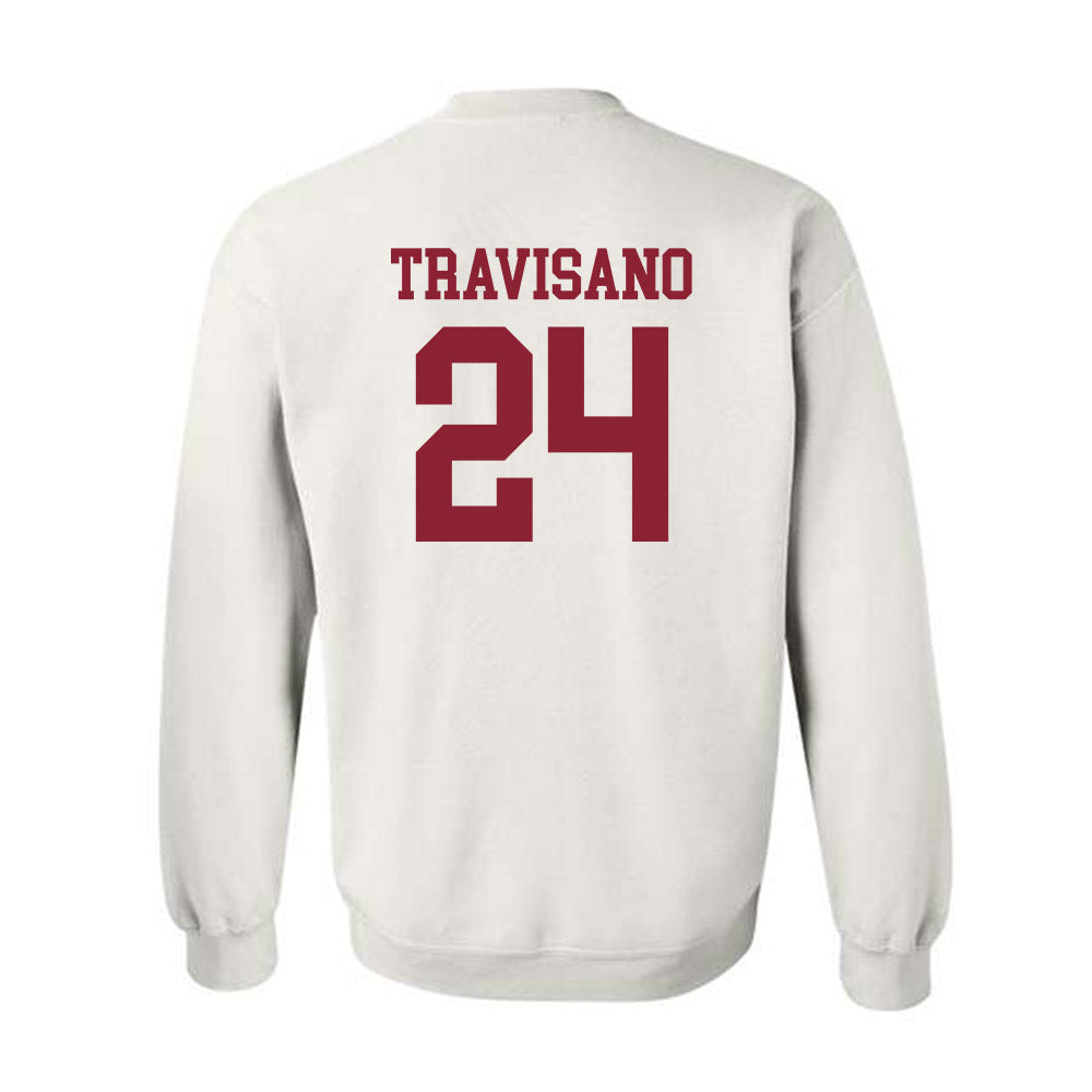 UMass - NCAA Baseball : Matt Travisano - Crewneck Sweatshirt Replica Shersey