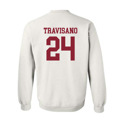 UMass - NCAA Baseball : Matt Travisano - Crewneck Sweatshirt Replica Shersey