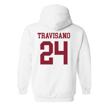 UMass - NCAA Baseball : Matt Travisano - Hooded Sweatshirt Replica Shersey