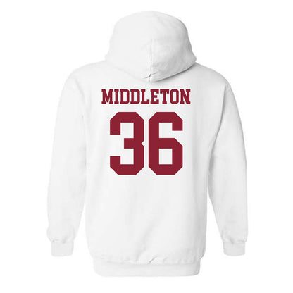 UMass - NCAA Baseball : Andrew Middleton - Hooded Sweatshirt Replica Shersey