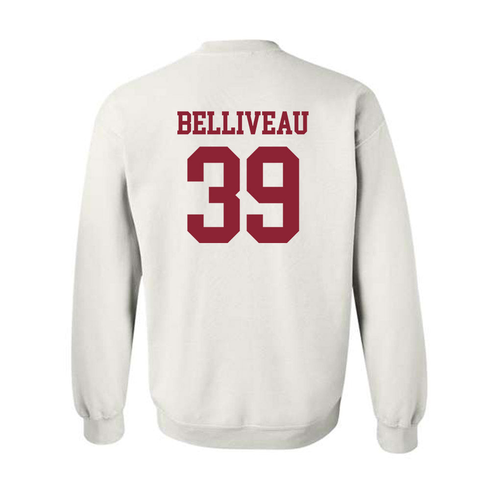 UMass - NCAA Baseball : Samuel Belliveau - Crewneck Sweatshirt Replica Shersey