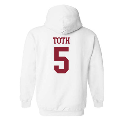 UMass - NCAA Baseball : Michael Toth - Hooded Sweatshirt Replica Shersey