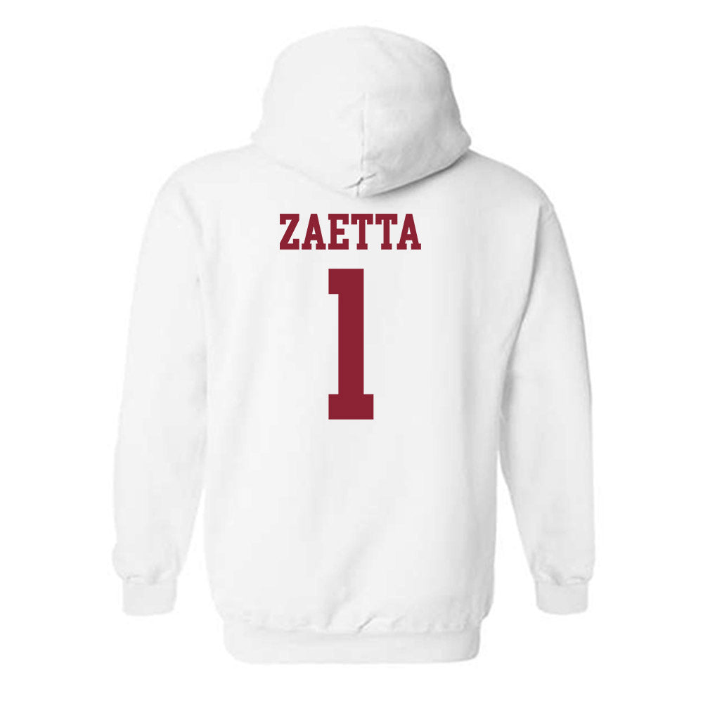 UMass - NCAA Baseball : Zack Zaetta - Hooded Sweatshirt Replica Shersey