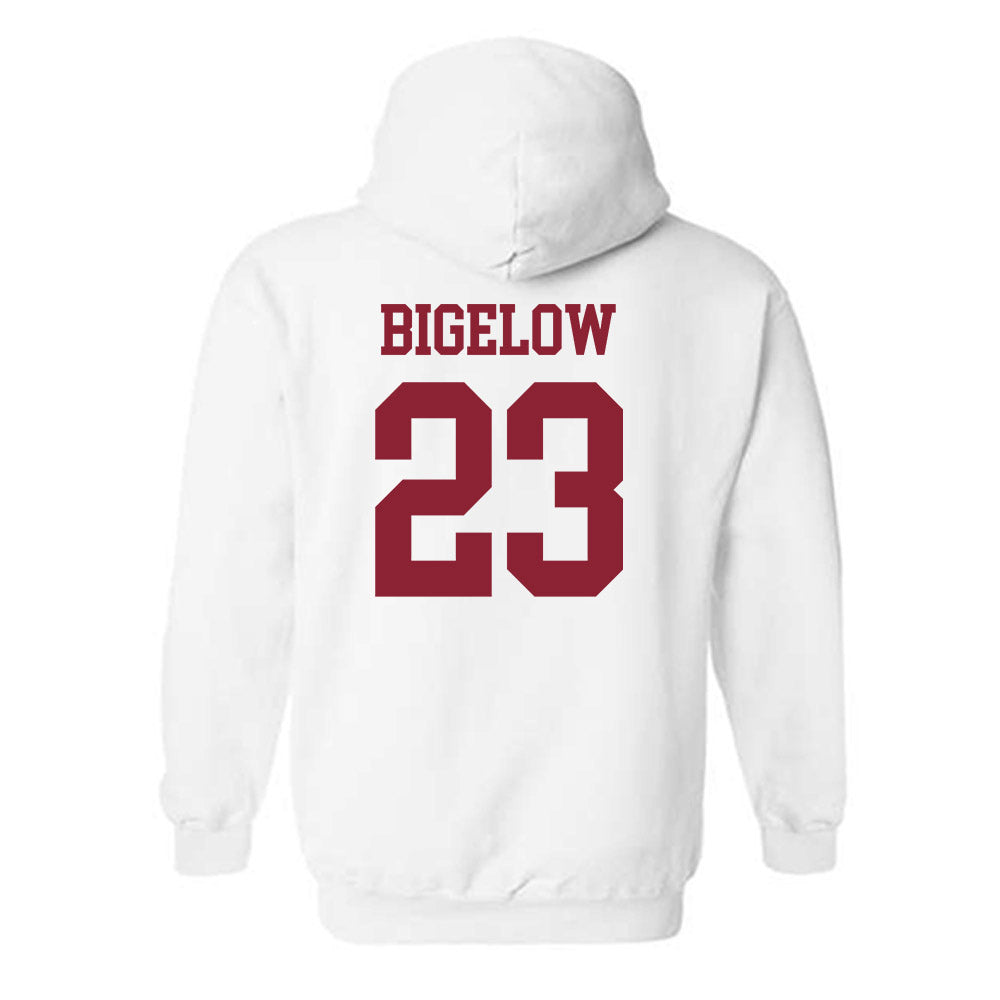 UMass - NCAA Baseball : Leif Bigelow - Hooded Sweatshirt Replica Shersey