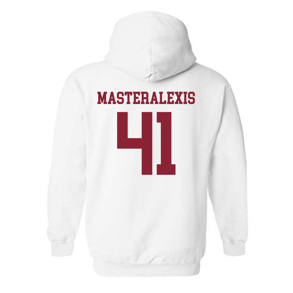 UMass - NCAA Baseball : Justin Masteralexis - Hooded Sweatshirt Replica Shersey