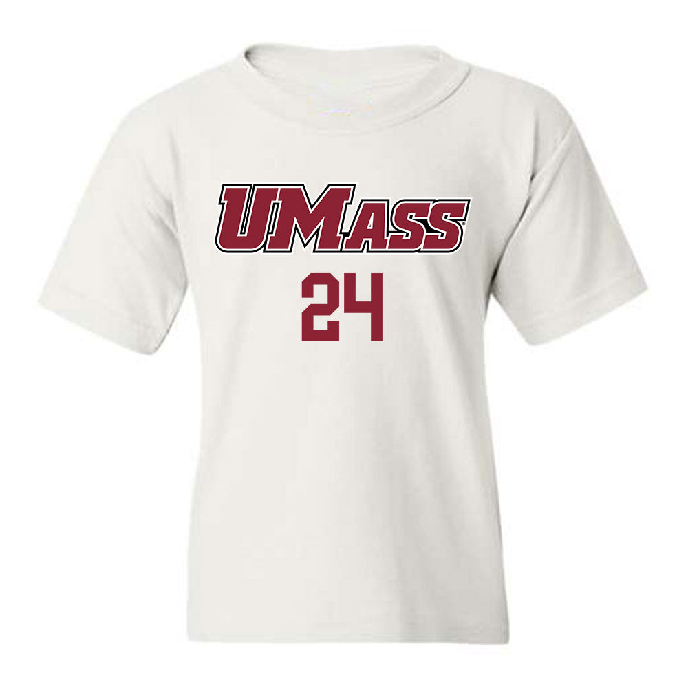 UMass - NCAA Baseball : Matt Travisano - Youth T-Shirt Replica Shersey