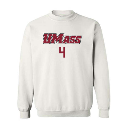 UMass - NCAA Baseball : Sam Hill - Crewneck Sweatshirt Replica Shersey