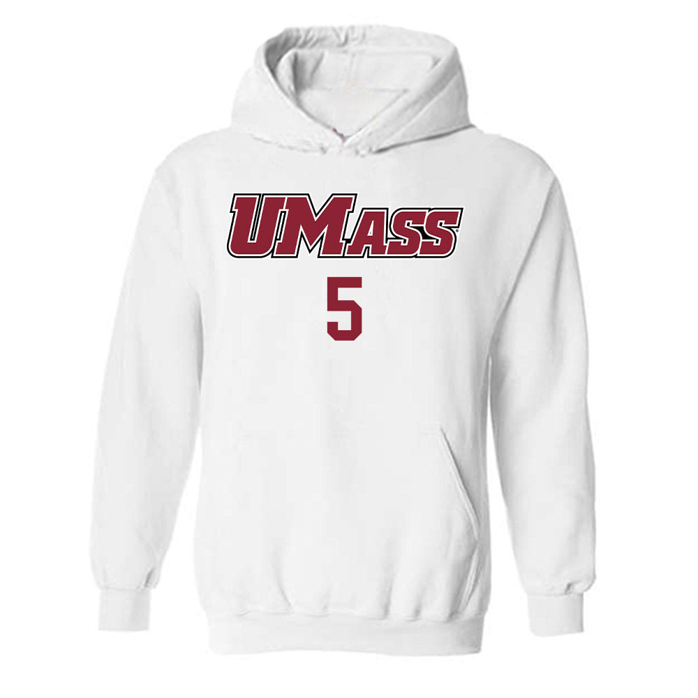 UMass - NCAA Baseball : Michael Toth - Hooded Sweatshirt Replica Shersey