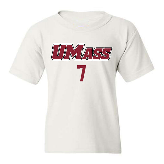 UMass - NCAA Baseball : Anthony Tirado - Youth T-Shirt Replica Shersey