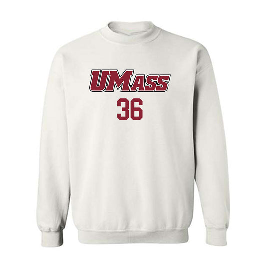 UMass - NCAA Baseball : Andrew Middleton - Crewneck Sweatshirt Replica Shersey