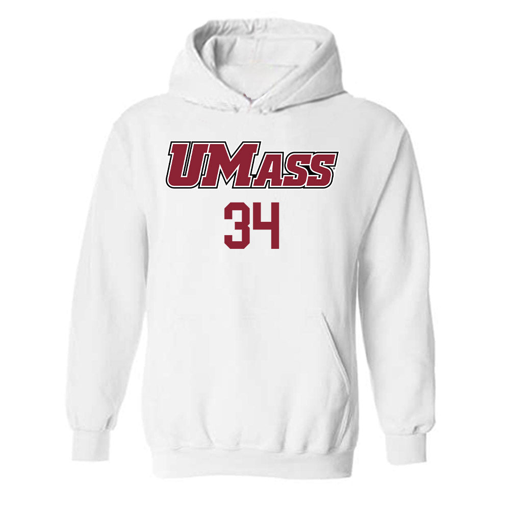 UMass - NCAA Baseball : Renn Lints - Hooded Sweatshirt Replica Shersey