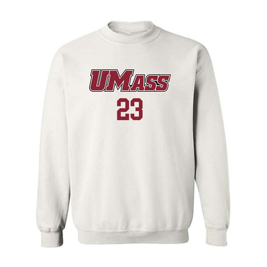UMass - NCAA Baseball : Leif Bigelow - Crewneck Sweatshirt Replica Shersey