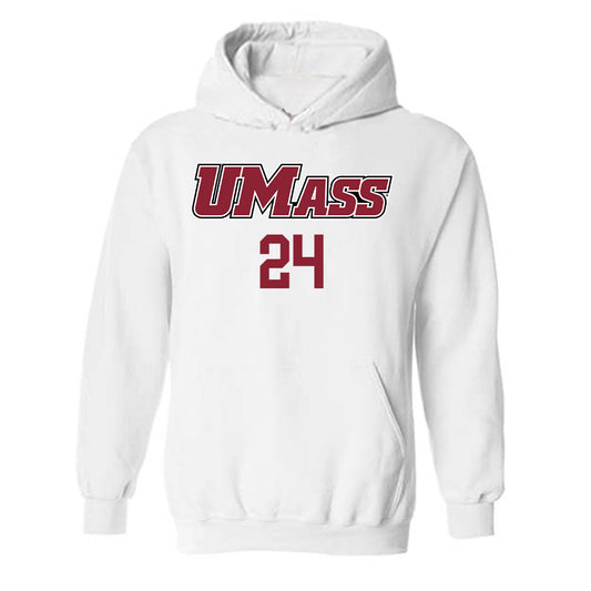 UMass - NCAA Baseball : Matt Travisano - Hooded Sweatshirt Replica Shersey