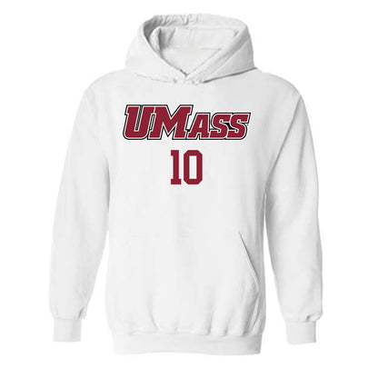 UMass - NCAA Baseball : Carter Hanson - Hooded Sweatshirt Replica Shersey