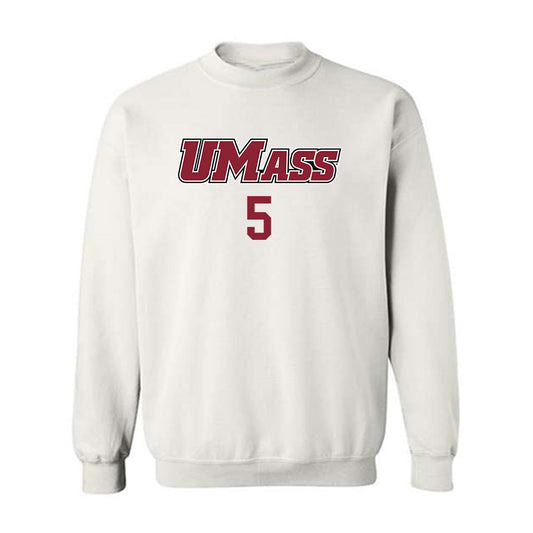 UMass - NCAA Baseball : Michael Toth - Crewneck Sweatshirt Replica Shersey