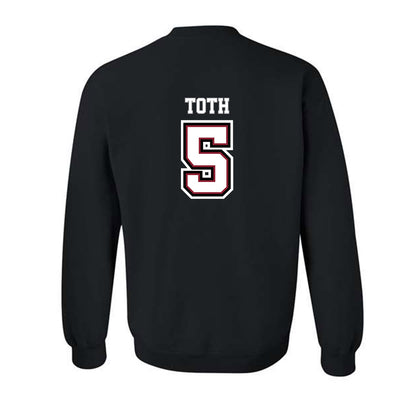 UMass - NCAA Baseball : Michael Toth - Crewneck Sweatshirt Replica Shersey