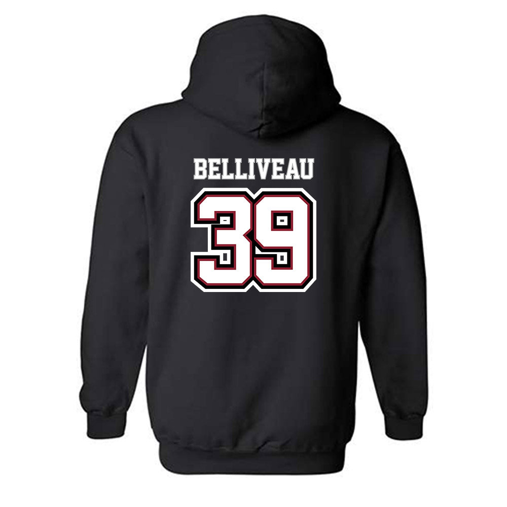 UMass - NCAA Baseball : Samuel Belliveau - Hooded Sweatshirt Replica Shersey