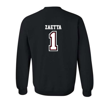 UMass - NCAA Baseball : Zack Zaetta - Crewneck Sweatshirt Replica Shersey