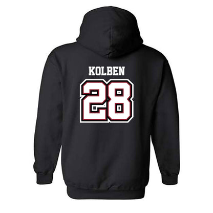 UMass - NCAA Baseball : Ryan Kolben - Hooded Sweatshirt Replica Shersey