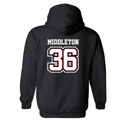 UMass - NCAA Baseball : Andrew Middleton - Hooded Sweatshirt Replica Shersey
