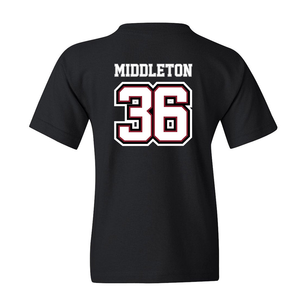 UMass - NCAA Baseball : Andrew Middleton - Youth T-Shirt Replica Shersey