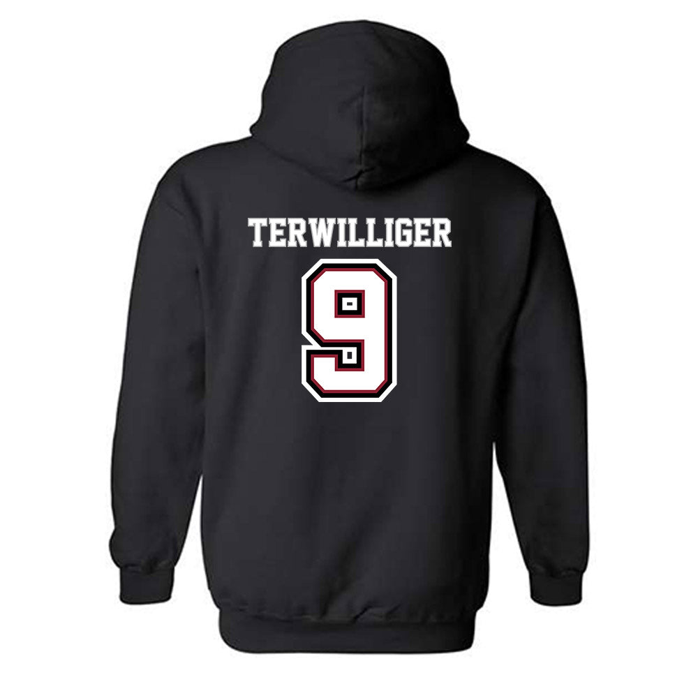 UMass - NCAA Baseball : Jacob Terwilliger - Hooded Sweatshirt Replica Shersey