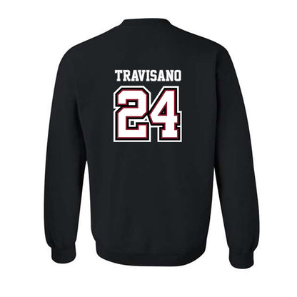 UMass - NCAA Baseball : Matt Travisano - Crewneck Sweatshirt Replica Shersey