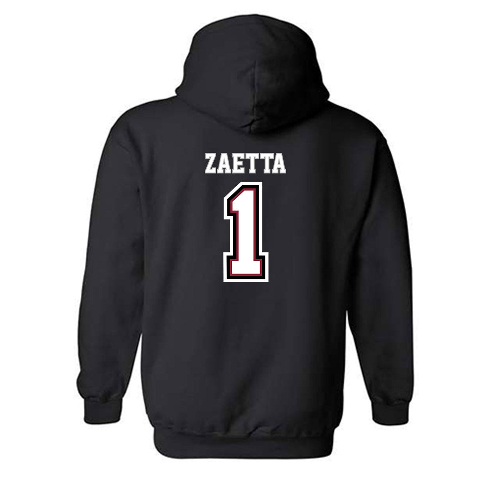 UMass - NCAA Baseball : Zack Zaetta - Hooded Sweatshirt Replica Shersey