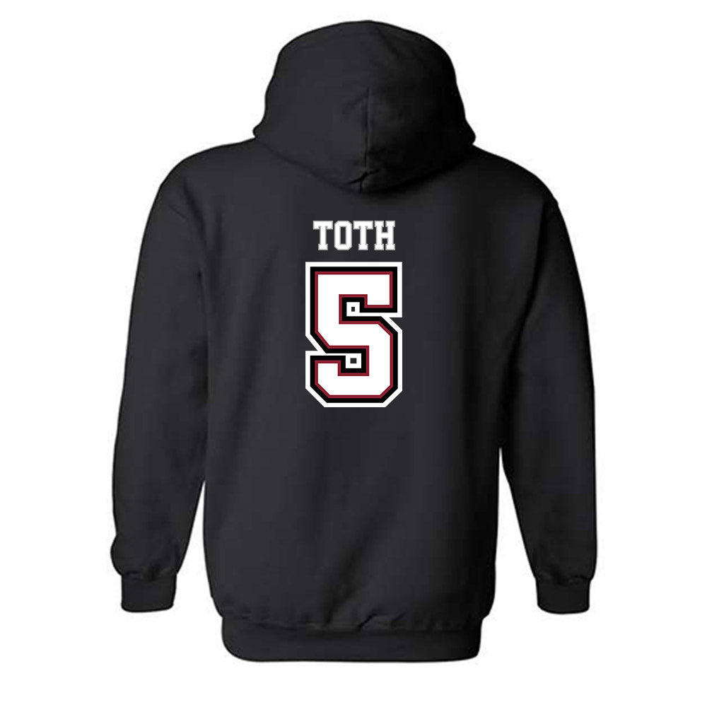 UMass - NCAA Baseball : Michael Toth - Hooded Sweatshirt Replica Shersey