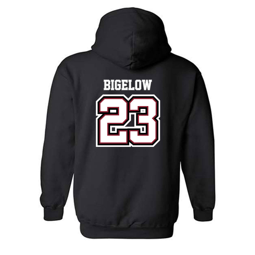 UMass - NCAA Baseball : Leif Bigelow - Hooded Sweatshirt Replica Shersey