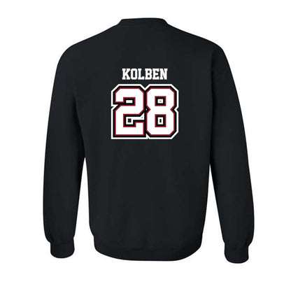 UMass - NCAA Baseball : Ryan Kolben - Crewneck Sweatshirt Replica Shersey