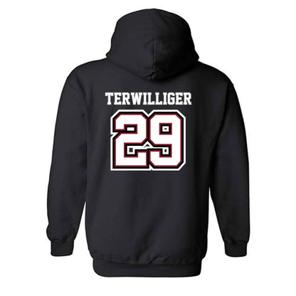 UMass - NCAA Baseball : Dylan Terwilliger - Hooded Sweatshirt Replica Shersey