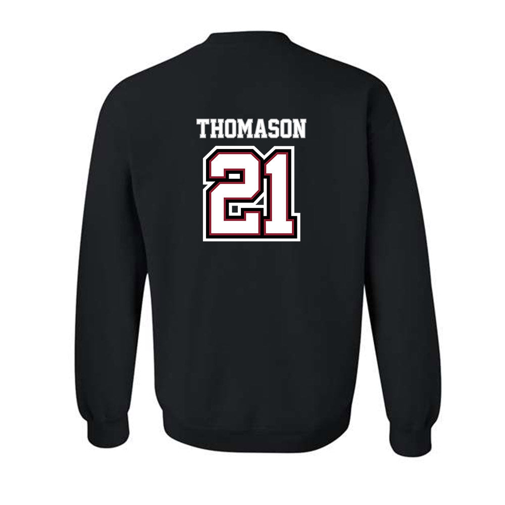 UMass - NCAA Baseball : Ben Thomason - Crewneck Sweatshirt Replica Shersey