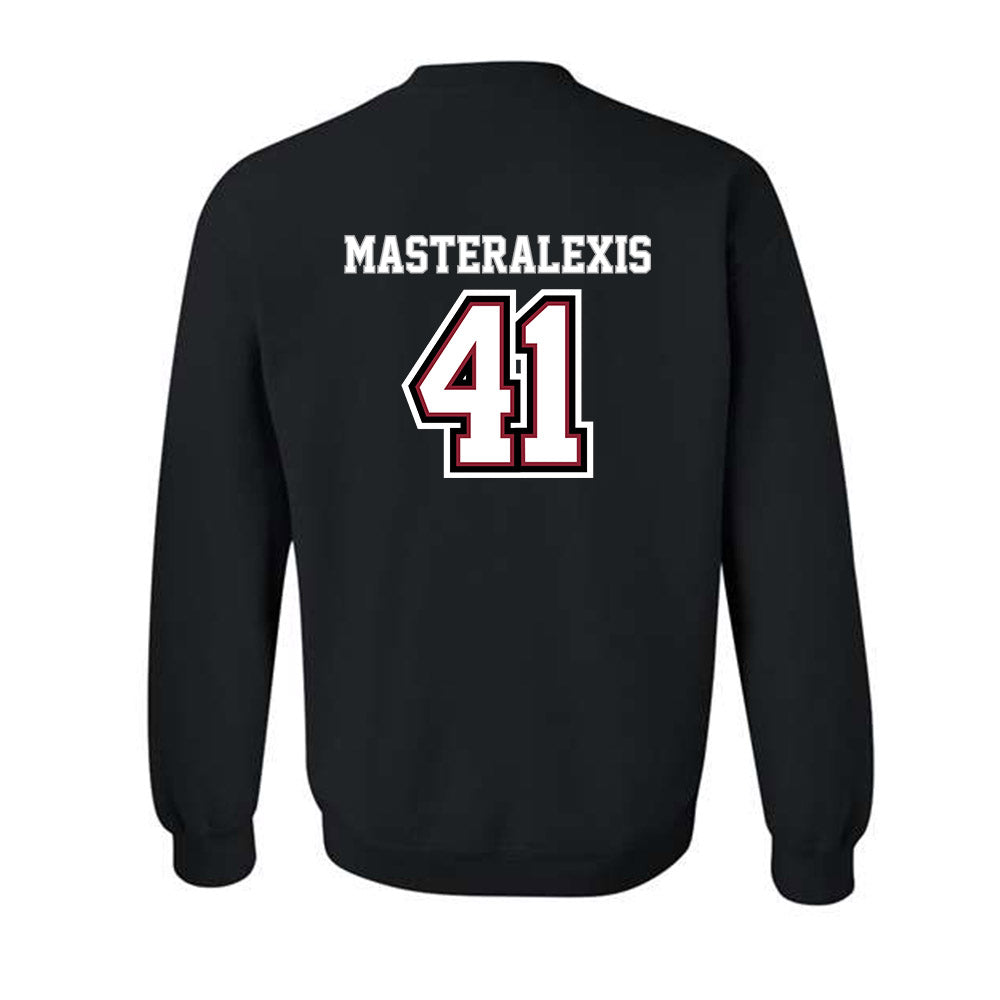 UMass - NCAA Baseball : Justin Masteralexis - Crewneck Sweatshirt Replica Shersey