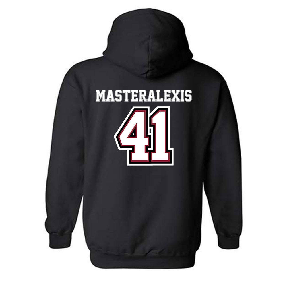 UMass - NCAA Baseball : Justin Masteralexis - Hooded Sweatshirt Replica Shersey