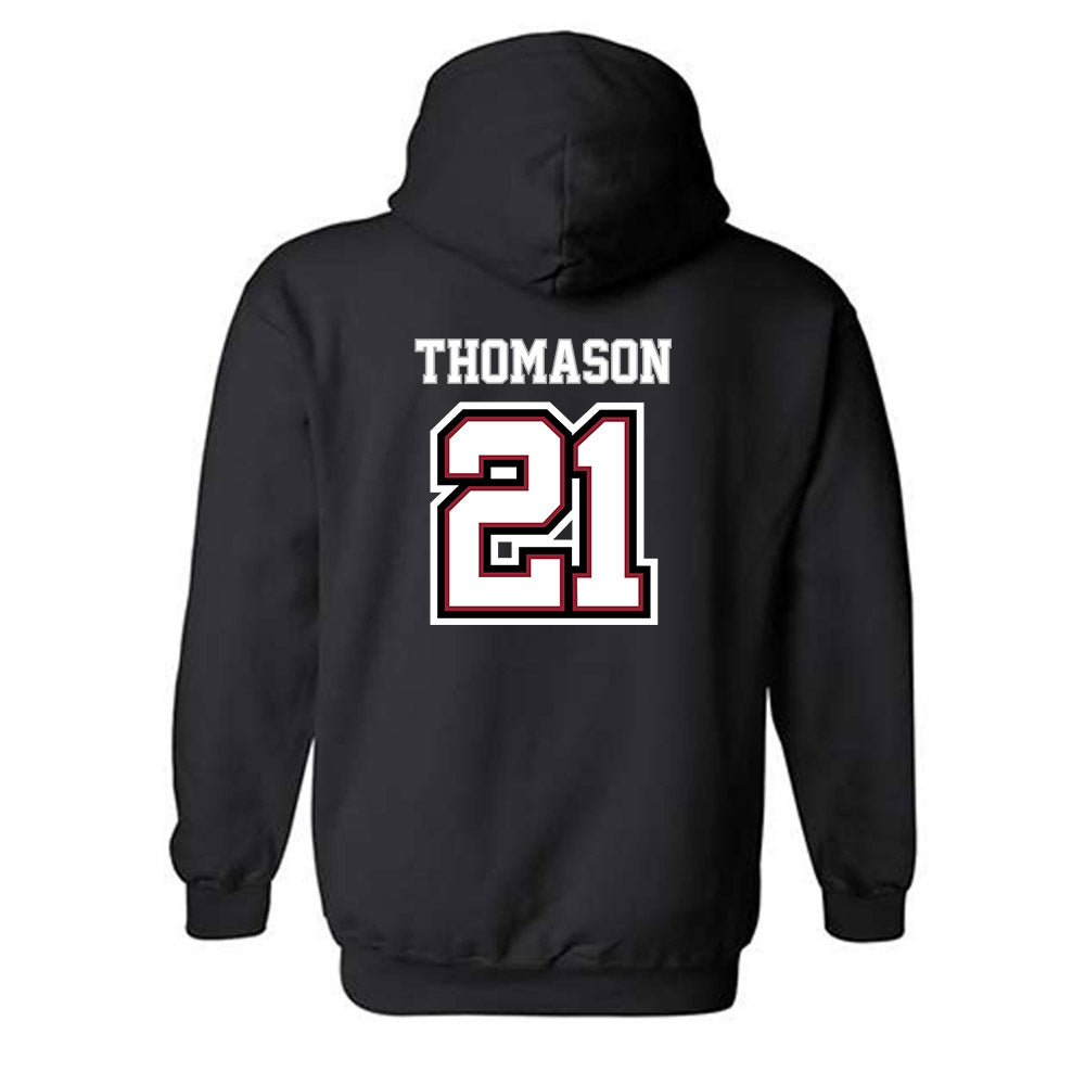 UMass - NCAA Baseball : Ben Thomason - Hooded Sweatshirt Replica Shersey