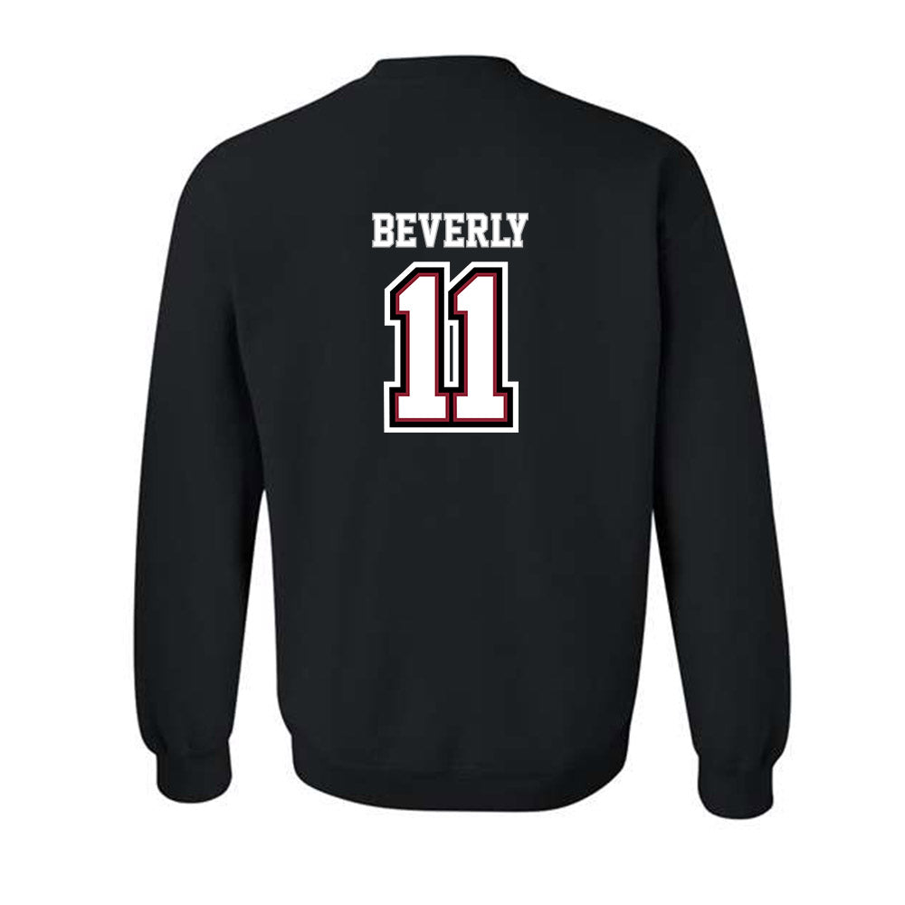UMass - NCAA Baseball : Jack Beverly - Crewneck Sweatshirt Replica Shersey