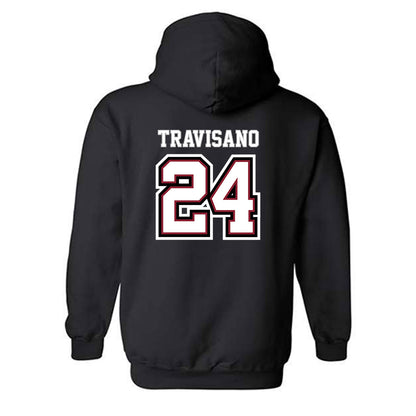UMass - NCAA Baseball : Matt Travisano - Hooded Sweatshirt Replica Shersey