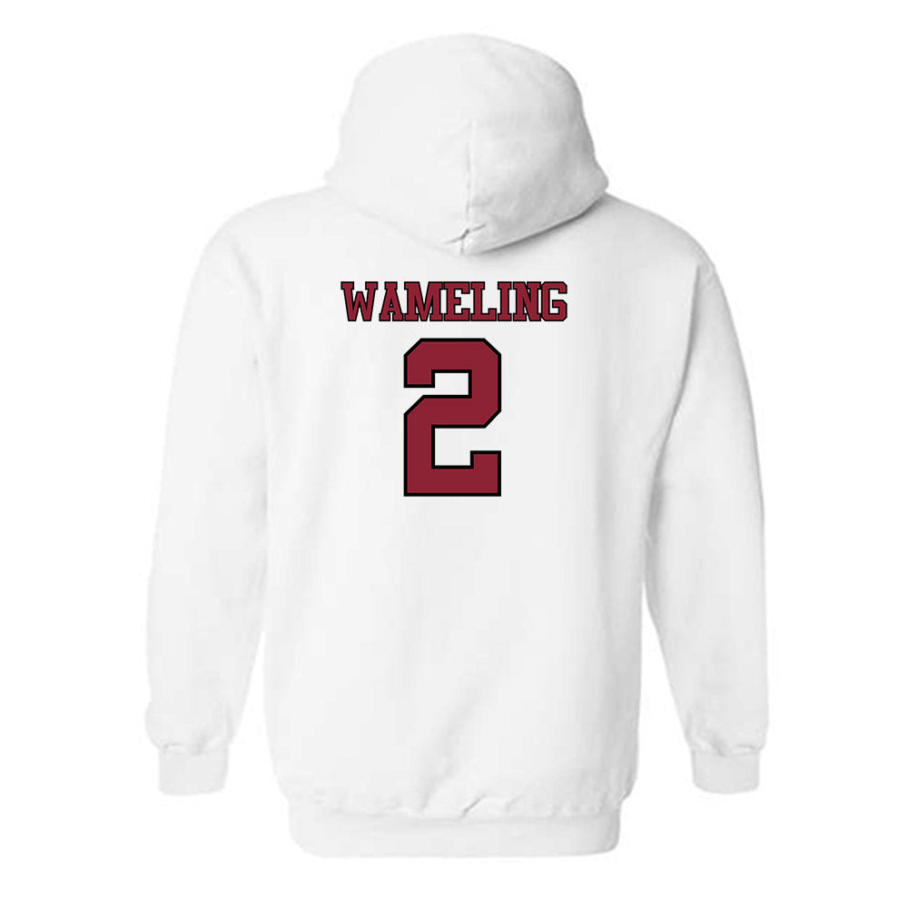 UMass - NCAA Softball : Giana Wameling - Hooded Sweatshirt Replica Shersey