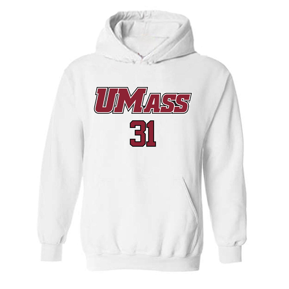 UMass - NCAA Softball : Olivia Packard - Hooded Sweatshirt Replica Shersey