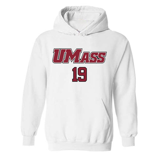 UMass - NCAA Softball : Sarah Keagy - Hooded Sweatshirt Replica Shersey