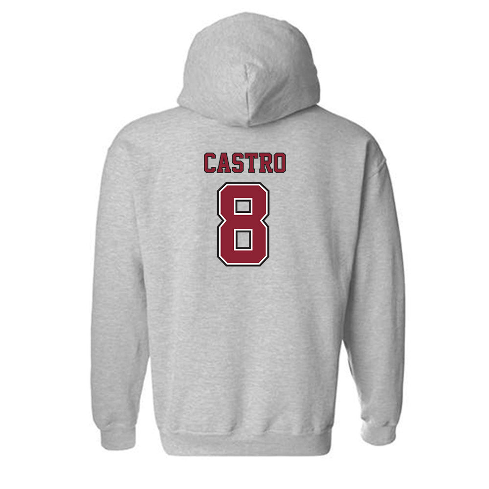 UMass - NCAA Softball : Lydia Castro - Hooded Sweatshirt Replica Shersey