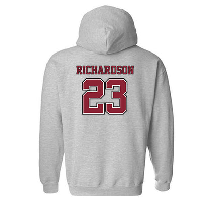 UMass - NCAA Softball : Taylor Richardson - Hooded Sweatshirt Replica Shersey