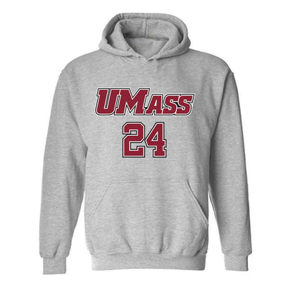 UMass - NCAA Softball : Jenna Bradley - Hooded Sweatshirt Replica Shersey