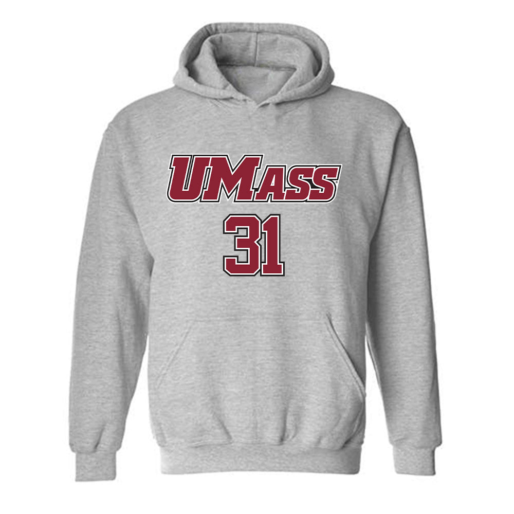 UMass - NCAA Softball : Olivia Packard - Hooded Sweatshirt Replica Shersey