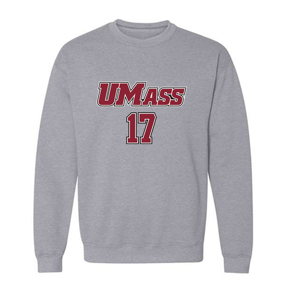 UMass - NCAA Softball : Payge Suggs - Crewneck Sweatshirt Replica Shersey