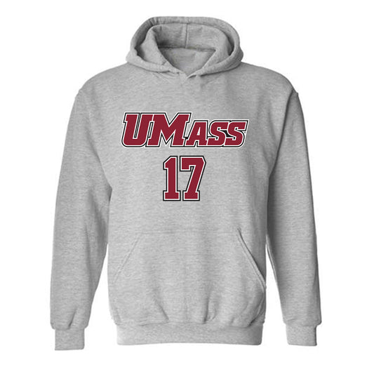 UMass - NCAA Softball : Payge Suggs - Hooded Sweatshirt Replica Shersey