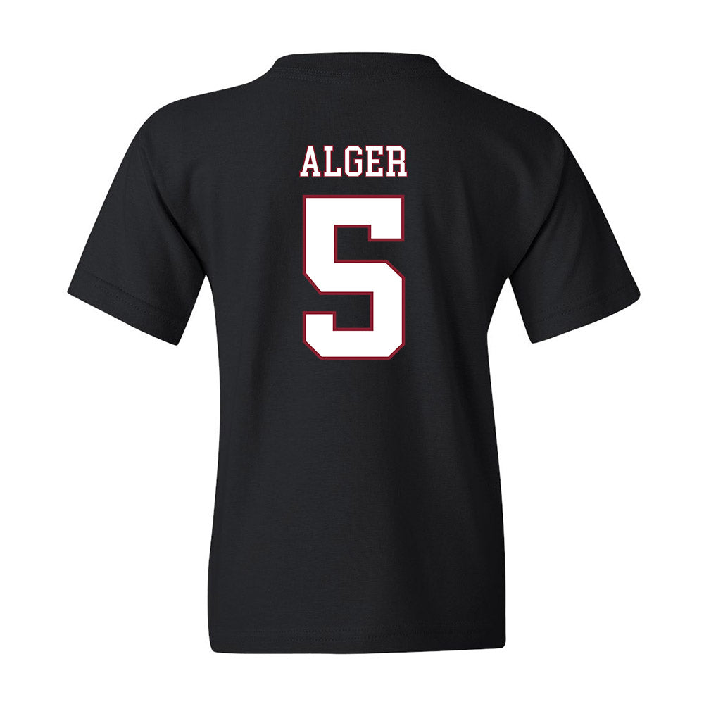 UMass - NCAA Men's Ice Hockey : Linden Alger - Youth T-Shirt Replica Shersey